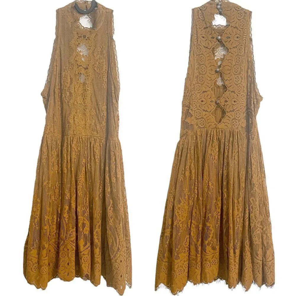 Free People Verushka Lace Mini Dress 4